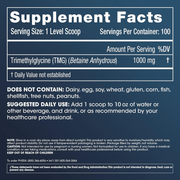 ProHealth Longevity Tmg Pro Pure Powder1000mg Supports Methylation, Heart Health, and Liver Function 100g