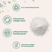 MicroIngredients Multi Collagen Peptides with Biotin & Vitamin C & Hyaluronic Acid Supports skin elasticity, joint mobility, bone strength, and overall body repair 907 Unflavored