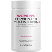 Codeage Women's Fermented Multivitamin Designed to Support Women’s Wellness120 Veg Caps