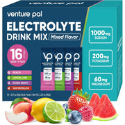 Venture Pal Electrolytes Drink Mix Variety to replenish lost electrolytes and fluids, this mix supports hydration, energy, and overall performance—perfect after workouts, during travel, or throughout busy days. 16 Stick