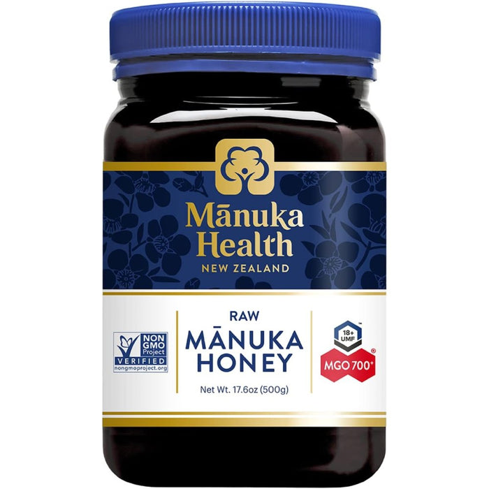 Manuka Health Manuka Honey UMF18 + MGO 700+ Support Immunity, Digestion, and Overall Well-Being. 500g
