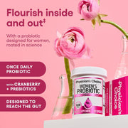 PhySicians Choice Womens Probiotic 50 Billion CFU Boosts the Immune System, Improves Digestive Health, and Supports Women's Health. 30 Caps