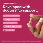 PhySicians Choice Womens Probiotic 50 Billion CFU Boosts the Immune System, Improves Digestive Health, and Supports Women's Health. 30 Caps