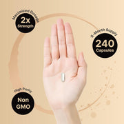 Naturebell Zinc Picolinate 100mg Supports Immune Function, Cell Growth and Repair, Wound Healing, and The Health Of Skin, Hair, and Nails 240 Caps