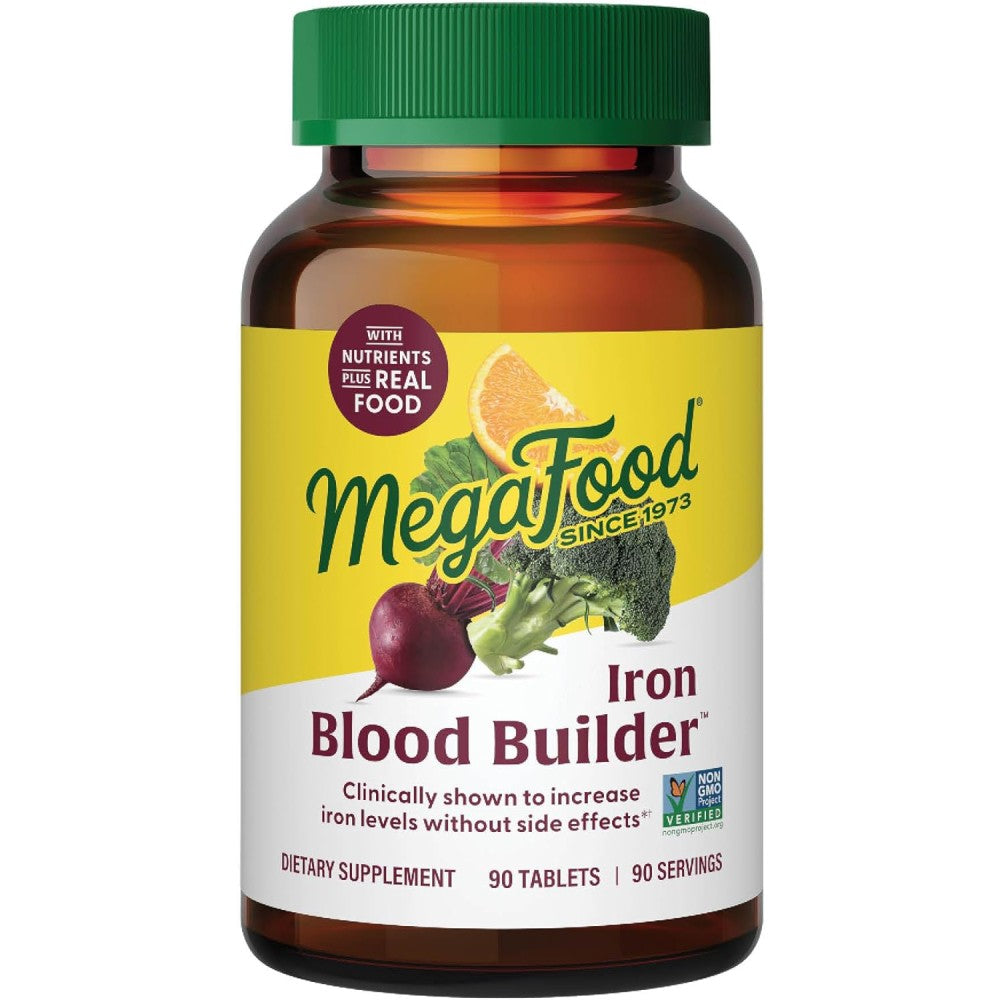 Megafood Iron Blood Builder Iron & Energy Support 90 Tablets