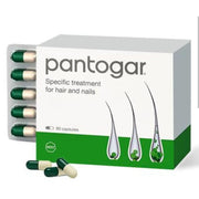 Pantogar Specific Treatment For Hair and Nails To Help Reduce Hair Loss, Improve Thickness and Shine, and Combat Brittle Nails 90 Caps
