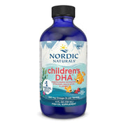 Nordic Naturals Children’s Dha 530mg Omega 3 Supports Children's Mental and Visual Development, As It Contributes To Enhancing Brain Health, Concentration, and The Healthy Development Of The Nervous System Strawberry Flavor119ml