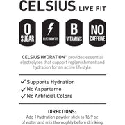 Celsius Hydration Essential Electrolytes To Replenish Lost Minerals and Fluids and Support Optimal Hydration 14 Hydration Powder Sticks ARctic Cherry Flavor