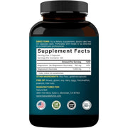 Naturebell Magnesium Glycinate 1000mg Supporting Relaxation, Muscle Recovery, Bone Strength, and Restful Sleep 240 Caps