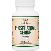 Double Wood Phosphatidylserine It Helps To Boost Memory, Reduce Mental Stress, and Improve Daily Mental Performance 300mg 120 Caps