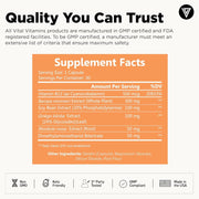 Vital Vitamins for Memory and Focus, Clarity & Brain Support includes Vitamin B12, Gingko Biloba & DMAE 30 Capsules