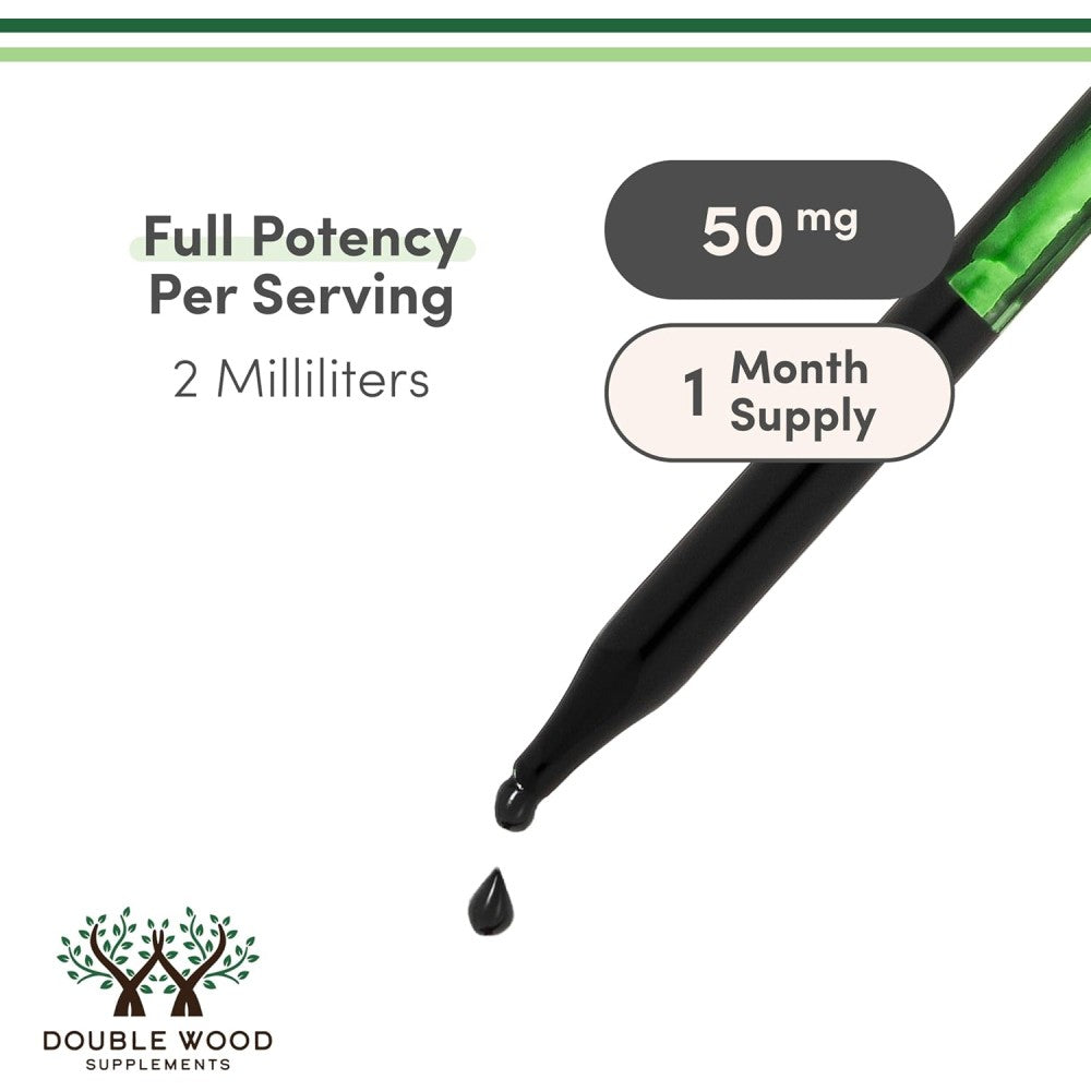 Double Wood Liquid Chlorophyll 1500mg To Support Overall Health and Enhance Daily Energy and Vitality 60ml