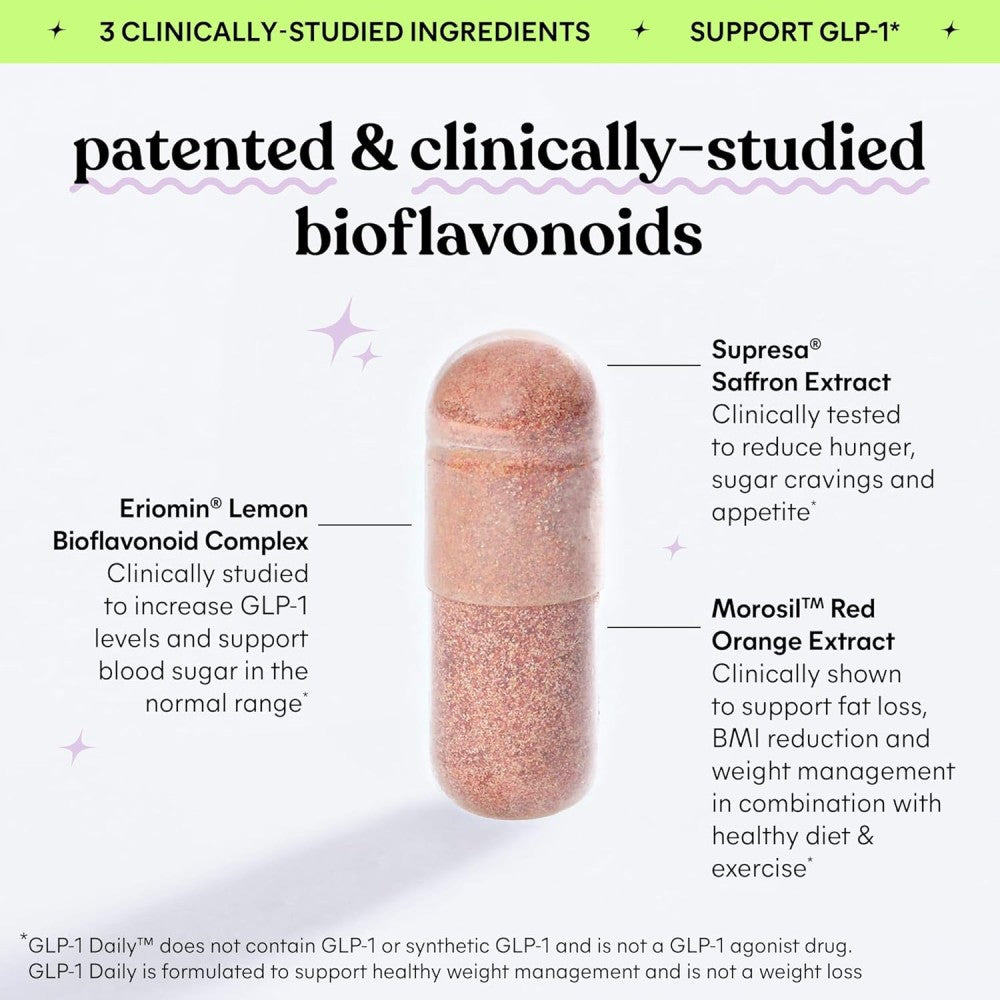 Lemme Glp 1 Daily To Support Safe, Natural, and Effective Weight Management 60 Caps
