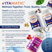Vitamatic L Reuteri Complex To Boost Energy, Support Nervous System Function 60 Caps