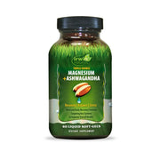 Irwin Naturals Magnesium + Ashwagandha To Support Both the Body and Mind 60 Softgels