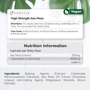 Carlyle Sea Moss 5000mg To Support Immune and Digestive Health 120 Veg Tablets