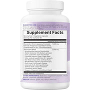 MicroIngredients Resveratrol Nad+ Grape Seed Quercetin Berberine Moringa Oregano 3000mg Support Immunity, and Protect the Body From Oxidative Stress 240 Veg Caps