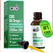 CBD FX Oil Spray 2000mg Morning Mint Helps Reduce Stress, and Supports General Health 30ml