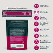 Nutrition Geeks Zinc + Selenium Biotin Growth To Support Overall Health, Immunity, and Beauty From Within 180 Tablets