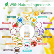 Kappa Nutrition Immune C Plus 14in1 ADvanced Complex To Support the Immune System and Overall Health To Help the Body Combat Stress and Boost Daily Energy and Vitality 90 Caps