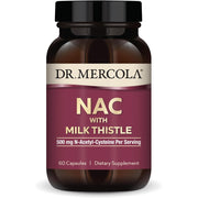 Dr Mercola Nac With Milk Thistle 500mg To Support Liver Health and Promote the Body’s Natural Detoxification Processes 60 Caps