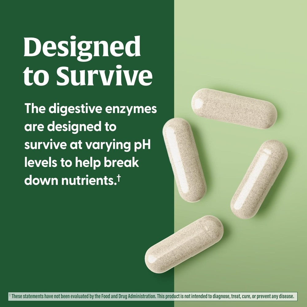 Megafood Digestive Enzymes Support Healthy Digestion and Nutrient Absorption 60 Caps