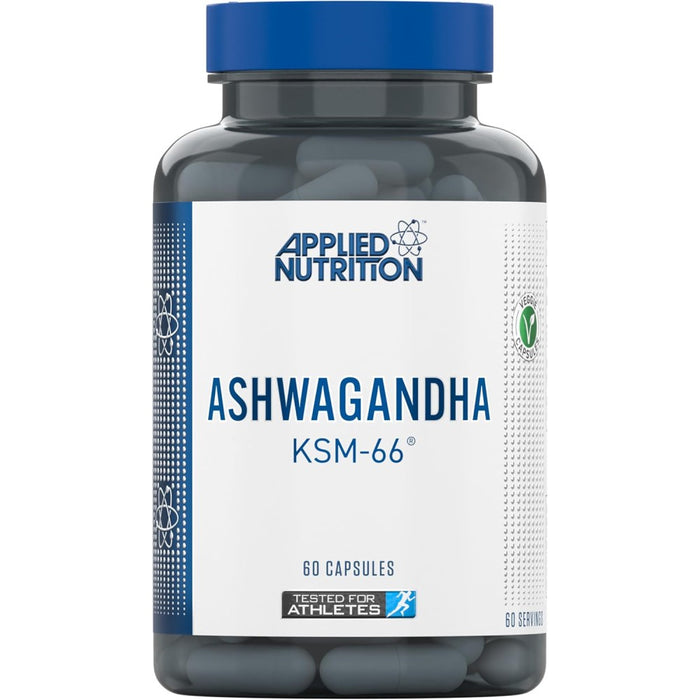 Applied Nutrition Ashwagandha Ksm-66 300mg To Support Stress Management, Mental Balance, and Overall Wellness 60 Caps