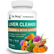 Dr berg Liver Cleanse 260mcg Dfe Folate 100mg Choline To Support Liver Health and Help the Body Eliminate Toxins. It Contains Folic Acid and Choline To Enhance Liver Function, Improve Fat Metabolism, and Boost Daily Energy 60 Caps