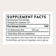 Thorne Undecylenic Acid To Support Healthy Fungal Balance and Promote Optimal Digestive Health 250 Caps