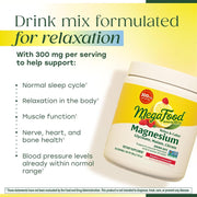 Megafood Relax and Calm Magnesium Glycinate & Malate & Citrate 300mg A soothing magnesium blend designed to ease stress, relax your body, and support restful sleep—naturally. 200g Raspberry Lemonade Flavor