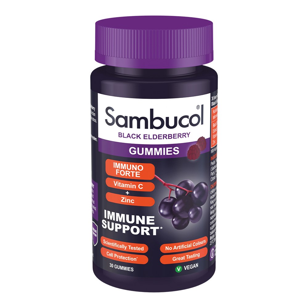 Sambucol Black Elderberry Support the Body’s Natural Immune Defenses and Overall Wellness 30 Gummies
