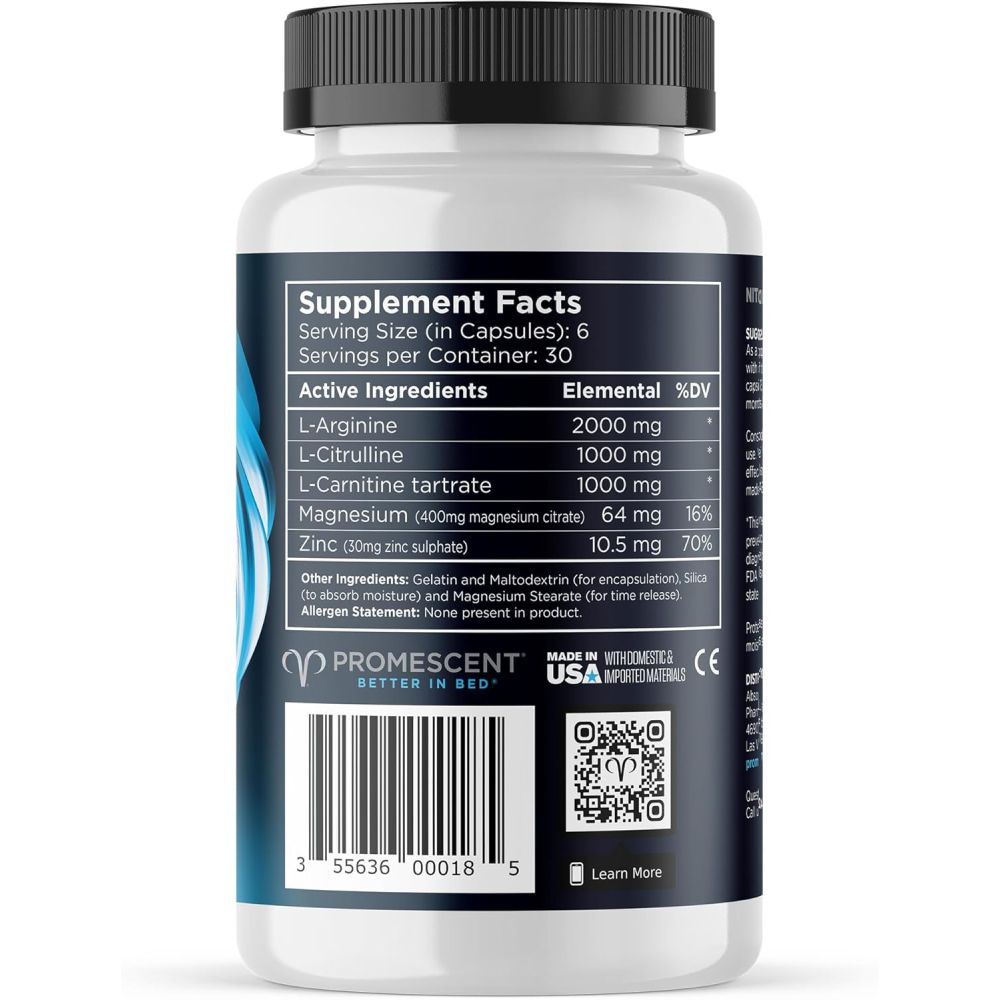 Promescent Vitaflux For Men To Support Men’s Health, Enhance Daily Vitality, and Promote Overall Energy and Performance 180 Caps