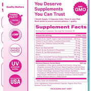 Pink Stork Hormone Balance Multivitamin Vitex + Saffron To Support Women’s Hormonal Balance and Overall Wellness 60 Caps