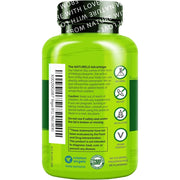 Naturelo Vegan B12 Infused With Spirulina 1000mcg Methylcobalamin to Support Energy Production, Nervous System Health, and Red Blood Cell Formation 90 Caps