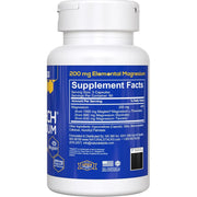 Natural Stacks Magtech Magnesium 200mg To Support Muscle and Nerve Function, Promote Relaxation and Better Sleep Quality, and hHelp Enhance Focus and Cognitive Performance 180 Veg Caps