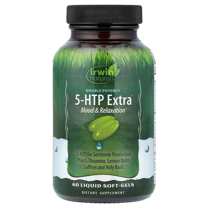 Irwin Naturals 5 Htp Extra To Help Promote Psychological Well-Being and Reduce Daily Stress 60 Liquid Softgels Default Size