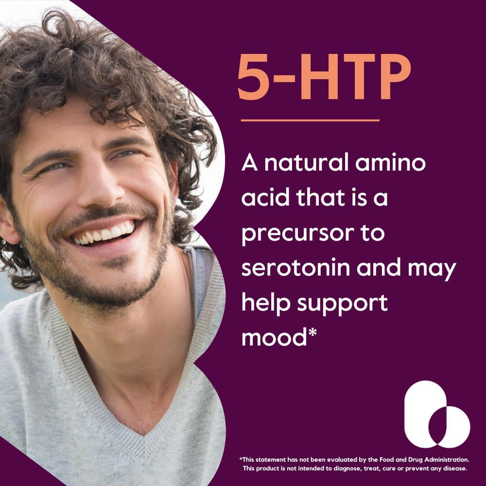 Bestvite 5 HTP 400mg To Support Serotonin Production in the Brain 60 Veg Caps