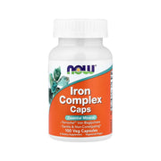 Now Foods Iron Complex To Support Healthy Red Blood Cell Formation and Oxygen Transport100 Veg Caps