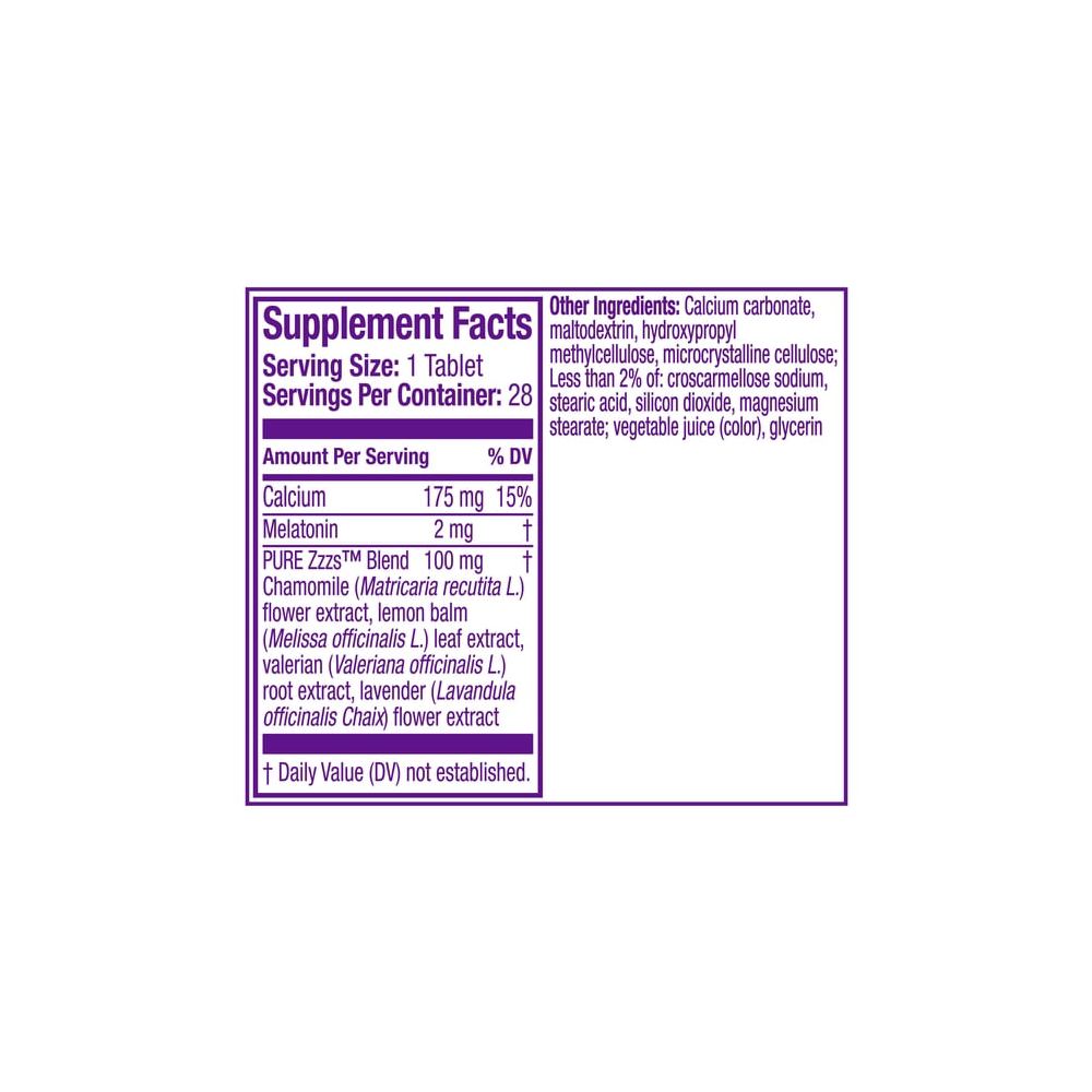 Vicks Zzzquil All Night To Support Relaxation, Improve Sleep Quality 28 Tablets