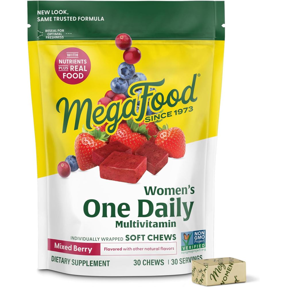 MegaFood Women’s One Daily Multivitamin 30 Chews Mixedberry