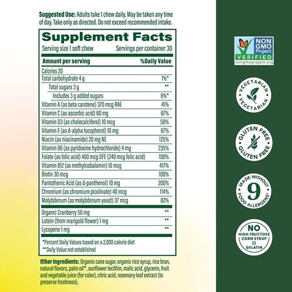 MegaFood Women’s One Daily Multivitamin 30 Chews Mixedberry