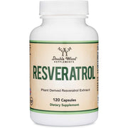 Double Wood Resveratrol 500mg To Provide Powerful Antioxidant Support, Helping Protect Cells From Oxidative Stress While Promoting Heart and Cardiovascular Health 120 Caps