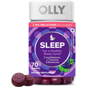 Olly Sleep To Support Restful Sleep and Relaxation 70 Gummies Blackberry Zen Flavor