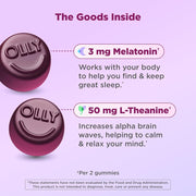Olly Sleep To Support Restful Sleep and Relaxation 70 Gummies Blackberry Zen Flavor
