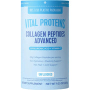 Vital Protein Collagen Peptides Advanced with Hyaluronic Acid & Vitamin C Support Healthy Skin, Hair, Nails, Joints, and Bones with This Premium Unflavoured 265g