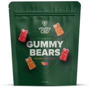 Vitality CBD Gummy Bears 5mg Orange & Raspberry Flavor To Support Daily Relaxation and Calm 40 Gummies