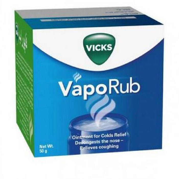 Vicks VapoRub German Saudi Ointment Relieves 6 Symptoms for Cough & Cold 50g