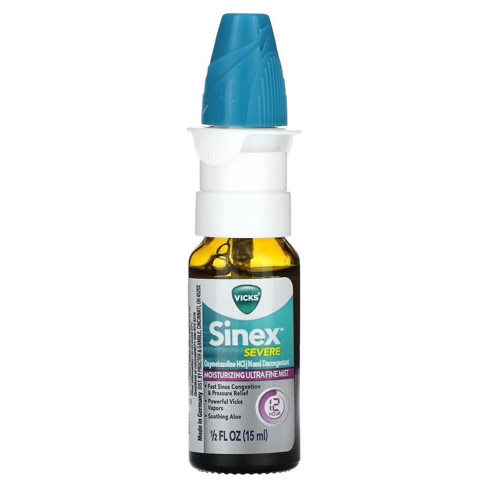 Vicks Sinex Severe Moisturizing Ultra Fine Mist To Help Relieve Dryness and Soothe Irritated Nasal Passages Caused by Dry Air or Environmental Conditions15ml
