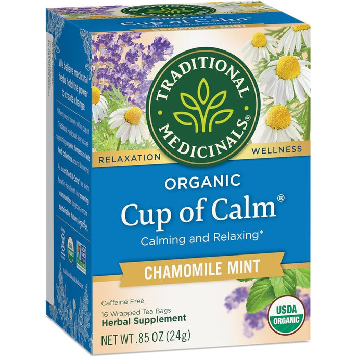 Traditional Medicinals Cup Of Calm To Promote Relaxation and a Sense of Calm 16 Pick 24g