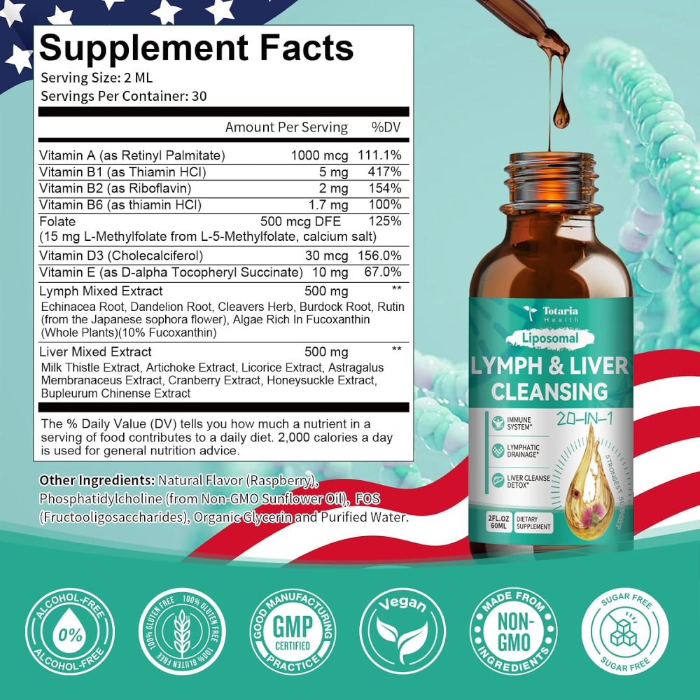 Totaria Liposomal Lymph & LIver Cleansing 60ml